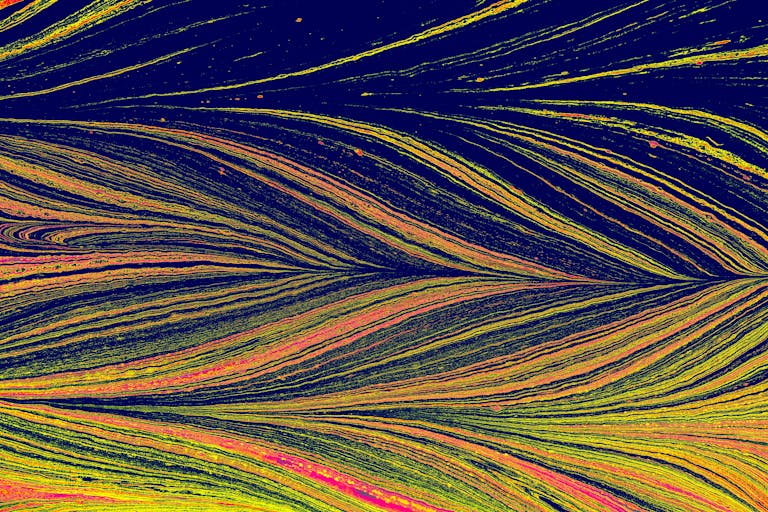 Bold abstract marbled pattern with vibrant colors for modern design.